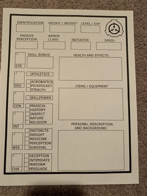 scprp omega 1 character sheets.